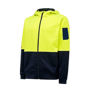 Picture of Hard Yakka Hi Vis 2Tone Brushed Fleece Full Zip Hoodie Y19320