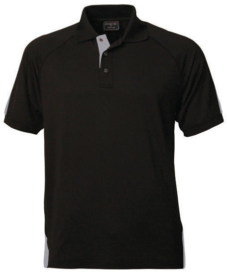 Picture of Stencil Mens Team Short Sleeve Polo 1050