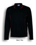 Picture of Bocini Stitch Feature Essentials-Kids Long Sleeve Polo CP0922