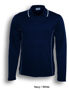 Picture of Bocini Stitch Feature Essentials-Kids Long Sleeve Polo CP0922