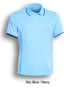 Picture of Bocini Stitch Feature Essentials-Kids Short Sleevepolo CP0930