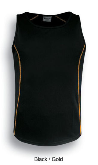 Picture of Bocini Stitch Feature Essentials--Men's Stitch Singlet CT0926