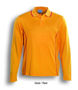 Picture of Bocini Stitch Feature Essentials-Unisex Adult Long Sleevepolo CP0912