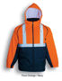 Picture of Bocini Unisex Adult Hi-Vis 3 In 1 Jacket Withreflective Tape SJ0642