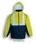 Picture of Bocini Unisex Adult Hi-Vis 3 In 1 Jacket Withreflective Tape SJ0642