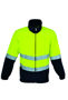 Picture of Bocini Unisex Adult Hi-Vis Full Zip Polar Fleecewith Reflective Tape SJ1239