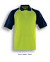 Picture of Bocini Unisex Adult Hi-Vis Raglan Sleeve Polo SP0543