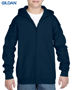 Picture of Gildan Heavy Blend Youth Full Zip Hooded Sweatshirt 18600B
