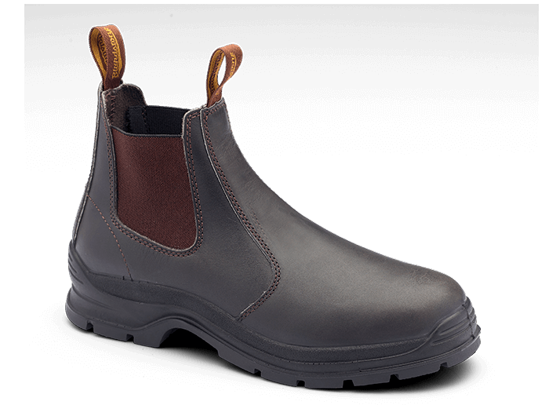 Picture of Blundstone Stout Claret Elastic Side Boot - Chelsea Cut 400