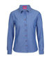 Picture of JB's wear Ladies Classic Long Sleeve Fine Chambray 4FC1L