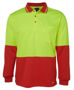 Picture of JB's wear Hi Vis Long Sleeve Trad Polo 6HVPL