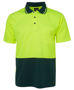 Picture of JB's wear Hi Vis Non Cuff Trad Polo 6HVNC