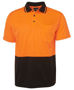 Picture of JB's wear Hi Vis Non Cuff Trad Polo 6HVNC