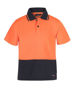 Picture of JB's wear Hi Vis Non Cuff Trad Polo 6HVNC