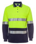 Picture of JB's wear Hi Vis Long Sleeve (D+N) Trad Polo 6HVSL