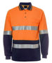 Picture of JB's wear Hi Vis Long Sleeve (D+N) Cotton Back Polo 6HMCB