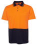 Picture of JB's wear Hi Vis Non Cuff Short Sleevecotton Back Polo 6NCCS