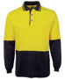 Picture of JB's wear Hi Vis Long Sleeve Cotton Polo 6CPHL