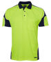 Picture of JB's wear Hi Vis Short Sleeve Arm Panel Polo 6AP4S