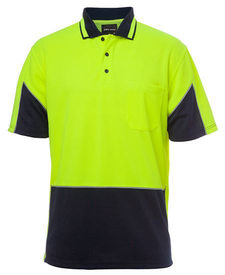 Picture of JB's wear Hi Vis Short Sleeve Gap Polo 6HVGS