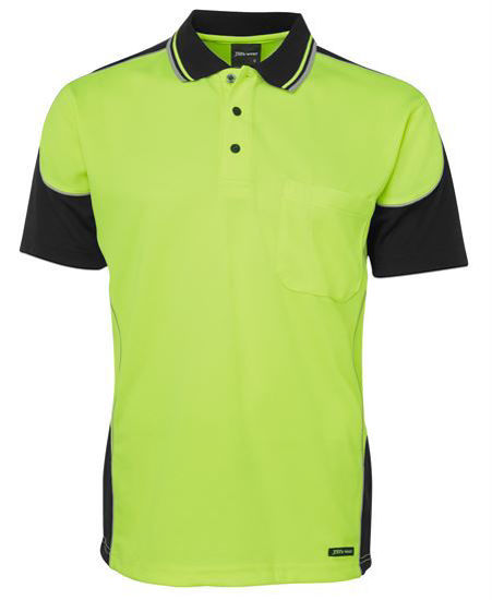 Picture of JB's wear Hi Vis Contrast Piping Polo 6HCP4