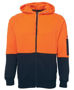 Picture of JB's wear Hi Vis Full Zip Fleecy Hoodie 6HVH