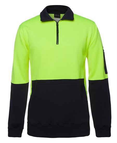 Picture of JB's wear Hi Vis 330G 1/2 Zip Fleece 6HVPZ