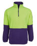 Picture of JB's wear Hi Vis 1/2 Zip Polar Fleece 6HVPF