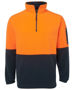 Picture of JB's wear Hi Vis 1/2 Zip Polar Fleece 6HVPF