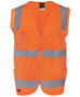 Picture of JB's wear Hv (D+N) Zip Safety Vest 6DNSZ