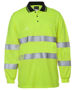 Picture of JB's wear Hi Vis Bio Motion (D+N) Long Sleeve Polo With 3M Tape 6QTDP