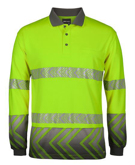 Picture of JB's wear L/S Arrow Sub Polo With Segmented Tape 6HAL