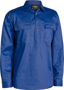 Picture of Bisley Closed Front Hi Vis Drill Shirt Long Sleeve BSC6433