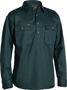 Picture of Bisley Closed Front Hi Vis Drill Shirt Long Sleeve BSC6433