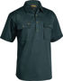 Picture of Bisley Closed Front Cotton Drill Shirt Short Sleeve BSC1433