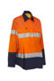 Picture of Bisley 3M Taped Hi Vis Maternity Drill Shirt BLM6456T