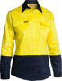 Picture of Bisley Women'S Hi Vis Drill Shirt BL6267