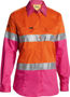 Picture of Bisley Women'S 3M Taped Cool Lightweight Hi Vis Shirt BL6696T