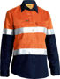 Picture of Bisley Women'S 3M Taped Cool Lightweight Hi Vis Shirt BL6896