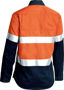 Picture of Bisley Women'S 3M Taped Cool Lightweight Hi Vis Shirt BL6896