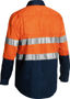 Picture of Bisley 3M Taped Closed Front Cool Lightweight Hi Vis Shirt BSC6896