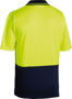 Picture of Bisley Hi Vis Polo Shirt Short Sleeve BK1234