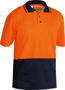 Picture of Bisley Hi Vis Polo Shirt Short Sleeve BK1234