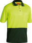 Picture of Bisley Hi Vis Polo Shirt Short Sleeve BK1234