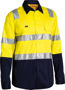 Picture of Bisley 3M Taped Cool Lightweight Hi Vis Shirt With Shoulder Tape BS6432T