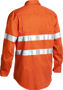 Picture of Bisley 3M Taped Cool Lightweight Hi Vis Drill Shirt Long Sleeve BS6897