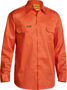 Picture of Bisley Men'S Cool Lightweight Gusset Cuff Hi Vis Drill Shirt - Long Sleeve BS6894