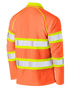 Picture of Bisley Taped Double Hi Vis Mesh Polo Long Sleeve BK6223T