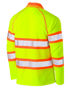 Picture of Bisley Taped Double Hi Vis Mesh Polo Long Sleeve BK6223T