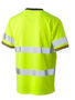 Picture of Bisley Taped Hi Vis Polyester Mesh Short Sleeve T-Shirt BK1220T